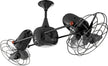 Matthews Fan Company - DD-BKN-MTL - 36"Ceiling Fan - Duplo-Dinamico - Black Nickel