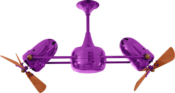 Matthews Fan Company - DD-LTPURPLE-WD - 36"Ceiling Fan - Duplo-Dinamico - Light Purple