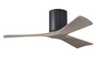 Matthews Fan Company - IR3H-BK-GA-42 - 42"Ceiling Fan - Irene - Matte Black