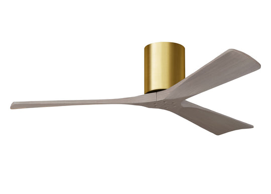 Matthews Fan Company - IR3H-BRBR-GA-52 - 52"Ceiling Fan - Irene - Brushed Brass