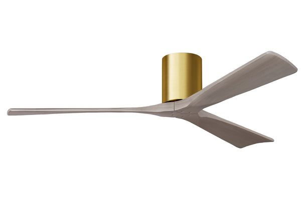 Matthews Fan Company - IR3H-BRBR-GA-60 - 60"Ceiling Fan - Irene - Brushed Brass