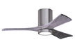 Matthews Fan Company - IR3HLK-BP-BW-42 - 42"Ceiling Fan - Irene - Brushed Pewter