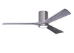 Matthews Fan Company - IR3HLK-BP-BW-60 - 60"Ceiling Fan - Irene - Brushed Pewter