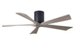 Matthews Fan Company - IR5H-BK-GA-52 - 52"Ceiling Fan - Irene - Matte Black