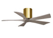 Matthews Fan Company - IR5H-BRBR-GA-42 - 42"Ceiling Fan - Irene - Brushed Brass