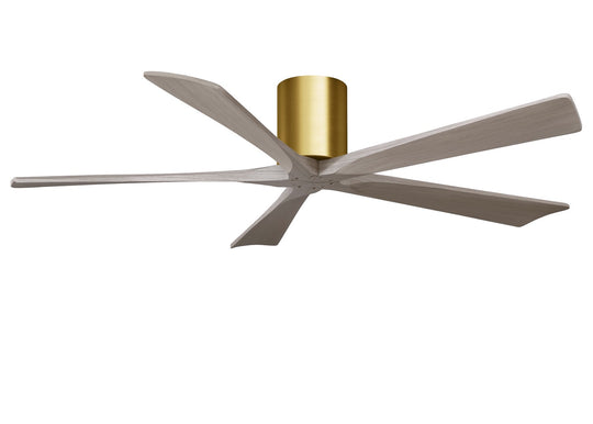 Matthews Fan Company - IR5H-BRBR-GA-60 - 60"Ceiling Fan - Irene - Brushed Brass