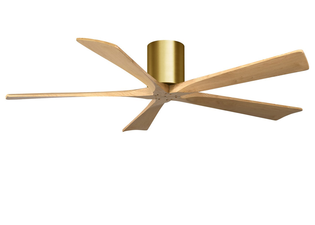 Matthews Fan Company - IR5H-BRBR-LM-60 - 60"Ceiling Fan - Irene - Brushed Brass