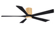 Matthews Fan Company - IR5HLK-LM-BK-60 - 60"Ceiling Fan - Irene - Light Maple