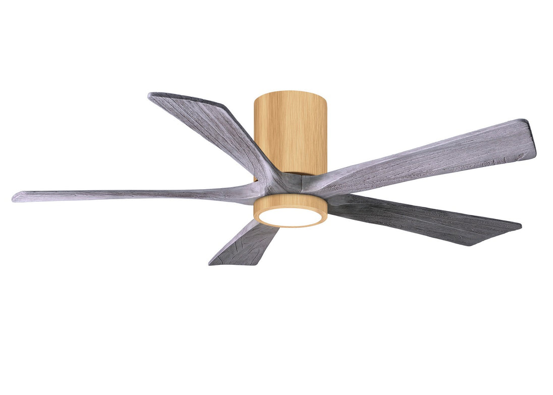 Matthews Fan Company - IR5HLK-LM-BW-52 - 52"Ceiling Fan - Irene - Light Maple