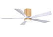 Matthews Fan Company - IR5HLK-LM-MWH-52 - 52"Ceiling Fan - Irene - Light Maple