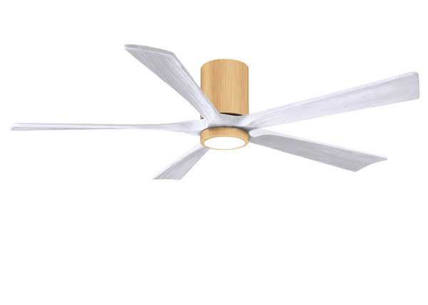 Matthews Fan Company - IR5HLK-LM-MWH-60 - 60"Ceiling Fan - Irene - Light Maple