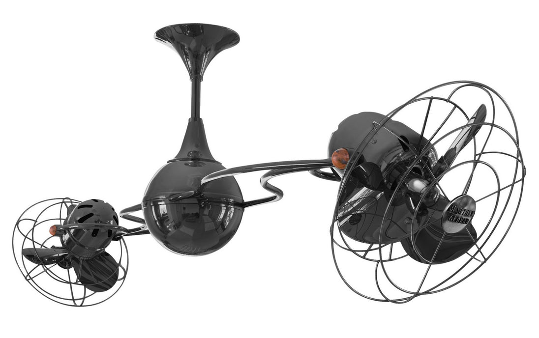 Matthews Fan Company - IV-BKN-MTL - 53"Ceiling Fan - Italo Ventania - Black Nickel