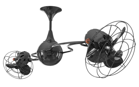 Matthews Fan Company - IV-BKN-MTL - 53"Ceiling Fan - Italo Ventania - Black Nickel