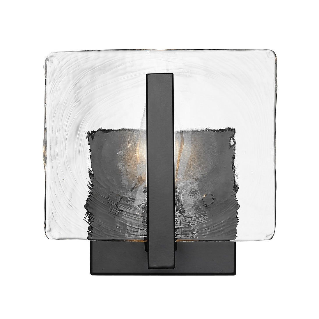 Golden - 3164-1W BLK-HWG - One Light Wall Sconce - Aenon - Matte Black