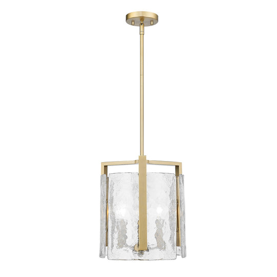 Golden - 3164-3P BCB-HWG - Three Light Pendant - Aenon BCB - Brushed Champagne Bronze