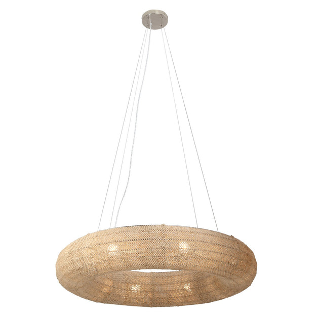 Metropolitan - N1727-84 - Eight Light Chandelier - Copra - Nickle