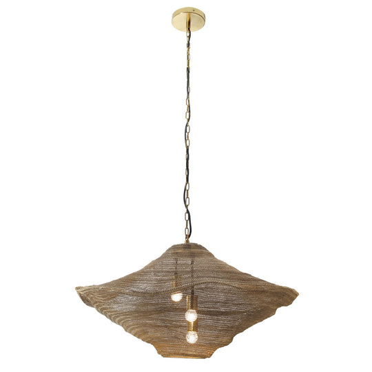 Metropolitan - N1764-752 - Three Light Pendant - Marseille - Brass Antique
