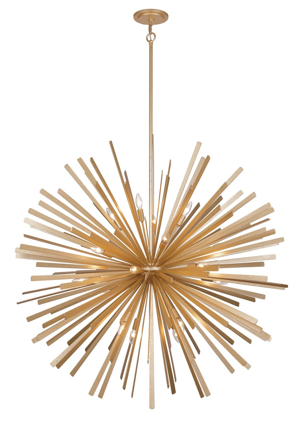 Metropolitan - N1909-785 - 20 Light Pendant - Confluence - Piastra Gold