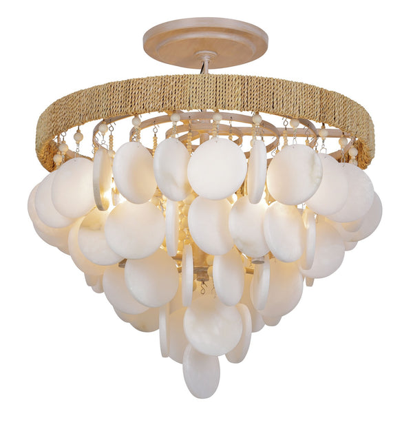 Metropolitan - N1914-759 - Four Light Semi Flush Mount - Aurelia'S Cove - Autumn White