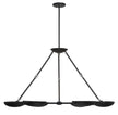 George Kovacs - P1316-076 - Six Light Chandelier - Undertas - Iron Ore