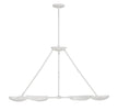 George Kovacs - P1316-792 - Six Light Chandelier - Undertas - Piastra Plaster