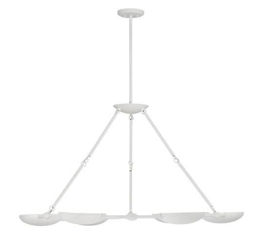 George Kovacs - P1316-792 - Six Light Chandelier - Undertas - Piastra Plaster