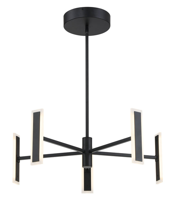 George Kovacs - P1415-66A-L - LED Chandelier - Edge - Coal