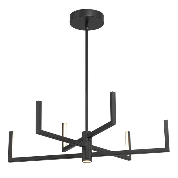 George Kovacs - P1476-66A-L - LED Chandelier - Articular - Coal