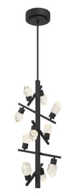 George Kovacs - P1536-066-L - LED Foyer Pendant - Kosmyc - Sand Black