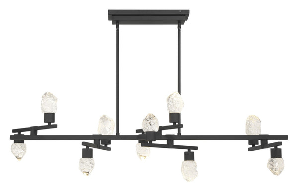 George Kovacs - P1538-066-L - LED Island Pendant - Kosmyc - Sand Black