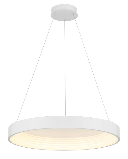 George Kovacs - P5555-44B-L - LED Pendant - Conc - Matte White