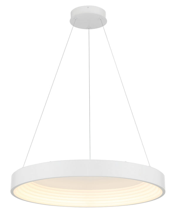 George Kovacs - P5555-44B-L - LED Pendant - Conc - Matte White
