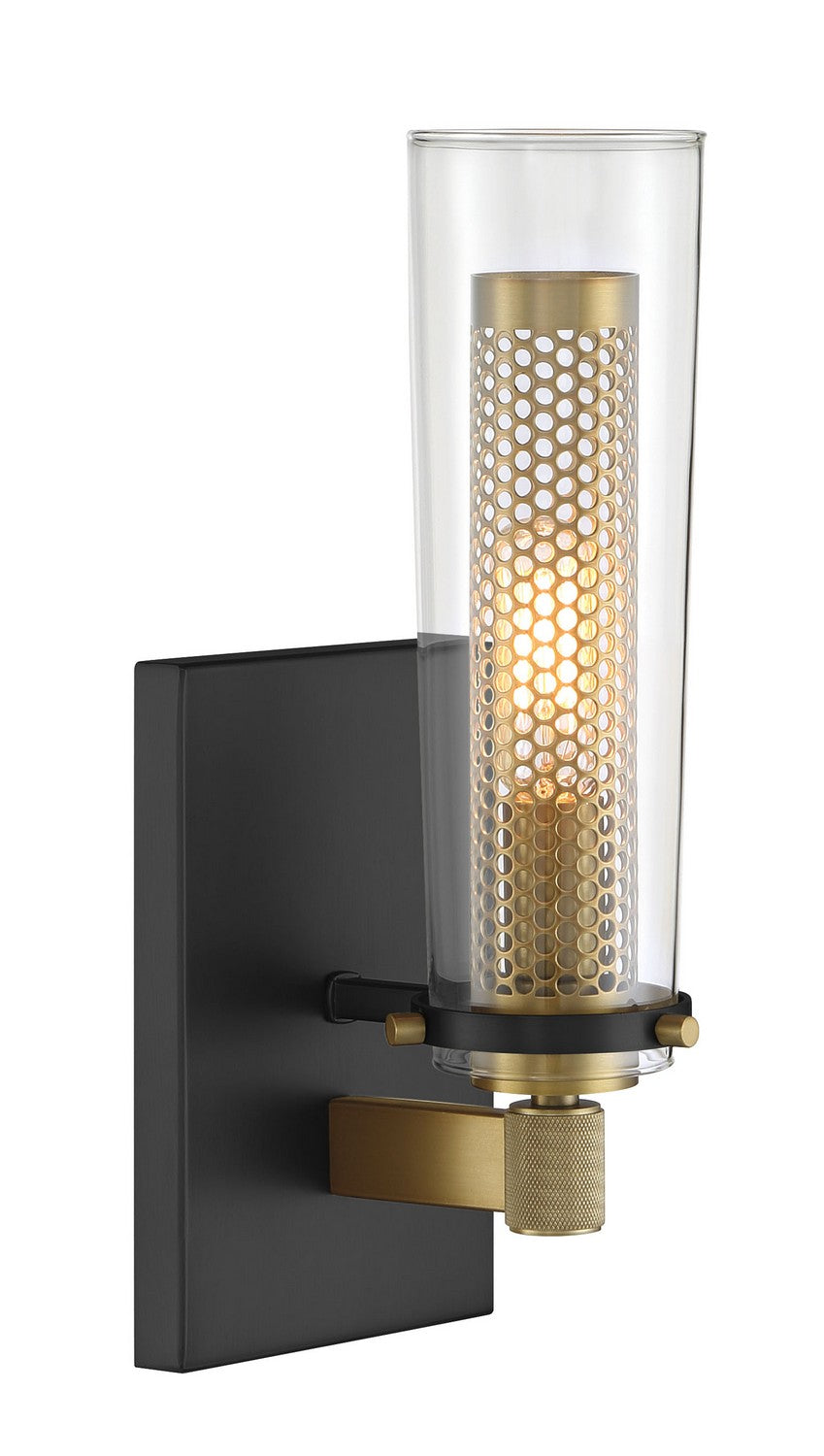 Minka-Lavery - 2181-726 - One Light Wall Sconce - Emmerham - Coal And Soft Brass