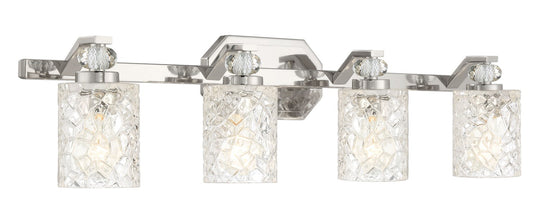 Minka-Lavery - 2614-77 - Four Light Bath Vanity - Crystal Kay - Chrome