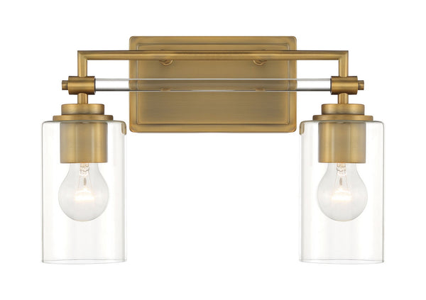 Minka-Lavery - 2642-575 - Two Light Bath Vanity - Binsly - Antique Noble Brass