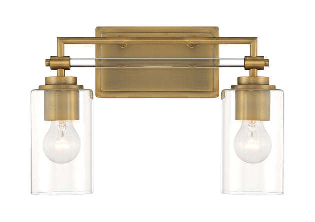 Minka-Lavery - 2642-575 - Two Light Bath Vanity - Binsly - Antique Noble Brass