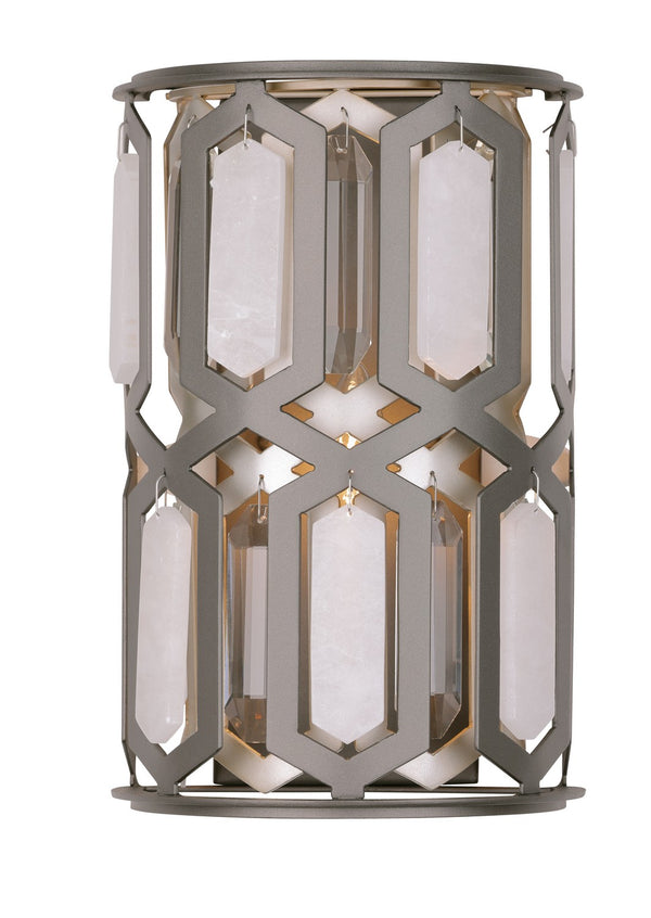 Minka-Lavery - 3581-795 - One Light Wall Sconce - Hexly - Bronze & Sultry Silver