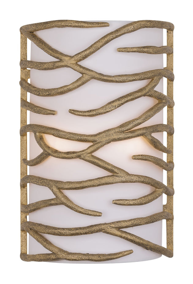 Minka-Lavery - 3712-788 - Two Light Wall Sconce - Branch Reality - Ashen Gold