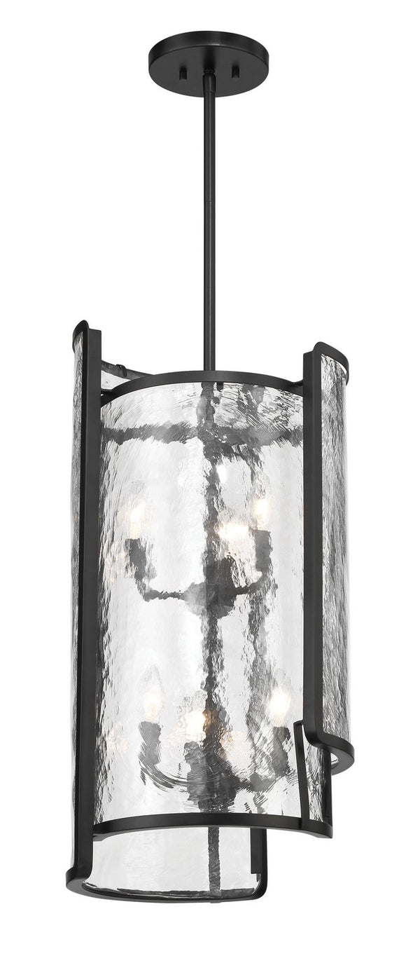 Minka-Lavery - 5266-66A - Six Light Foyer Pendant - Bella Collina - Coal