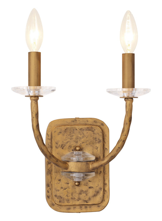 Minka-Lavery - 5282-788 - Two Light Wall Sconce - Atella - Ashen Gold