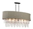 Minka-Lavery - 5298-66A - 12 Light Island Pendant - Breakers Isle - Coal