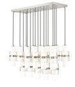 Z-Lite - 1946P-17L-BN - 17 Light Linear Chandelier - Cayden - Brushed Nickel