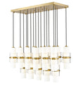 Z-Lite - 1946P-17L-MGLD - 17 Light Linear Chandelier - Cayden - Modern Gold