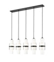 Z-Lite - 1946P-5L-MB - Five Light Linear Chandelier - Cayden - Matte Black