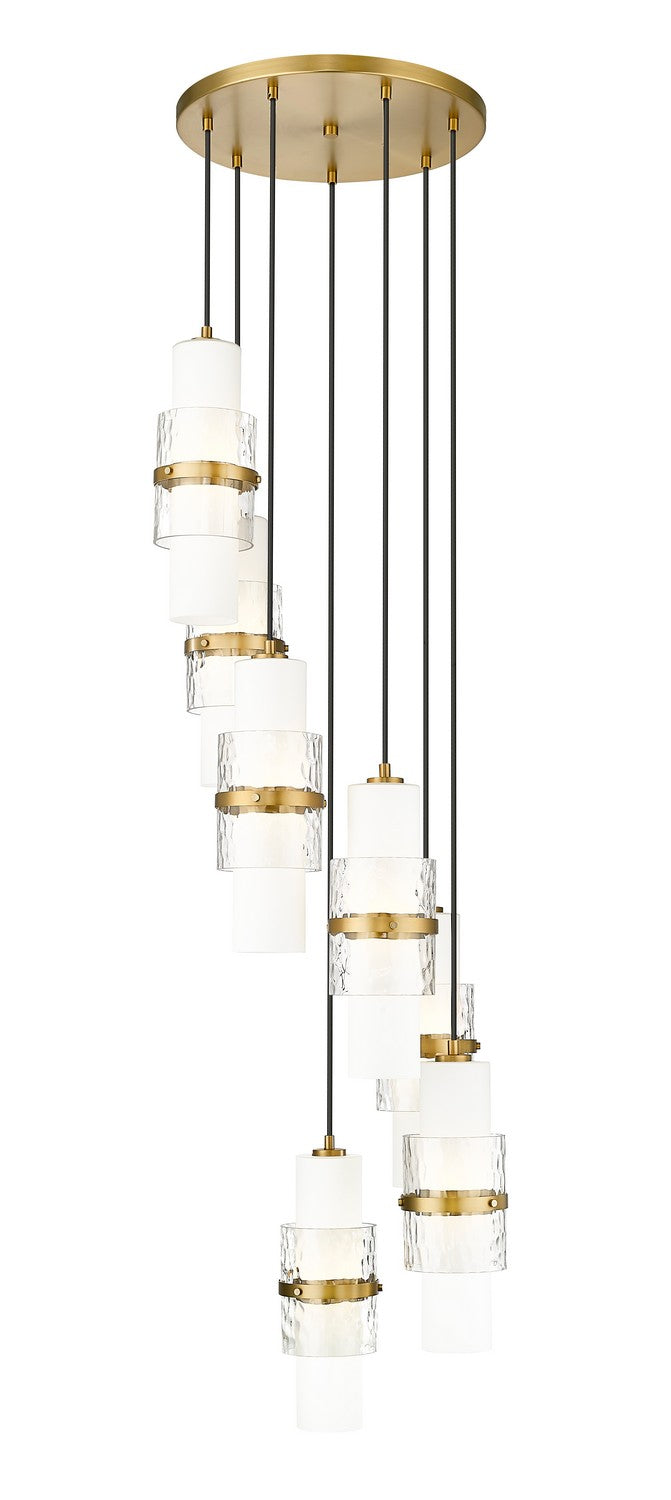 Z-Lite - 1946P-7R-MGLD - Seven Light Chandelier - Cayden - Modern Gold