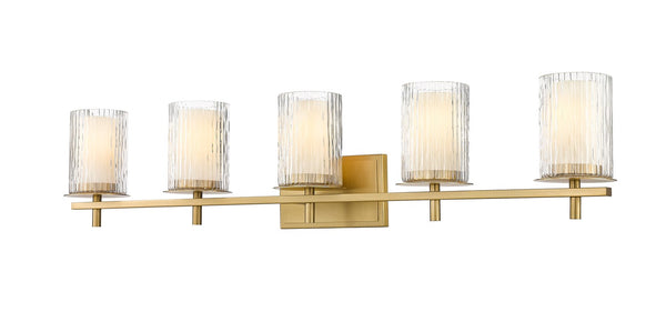 Z-Lite - 1949-5V-MGLD - Five Light Vanity - Grayson - Modern Gold