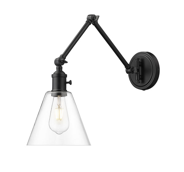 Z-Lite - 348S-MB - One Light Wall Sconce - Gayson - Matte Black