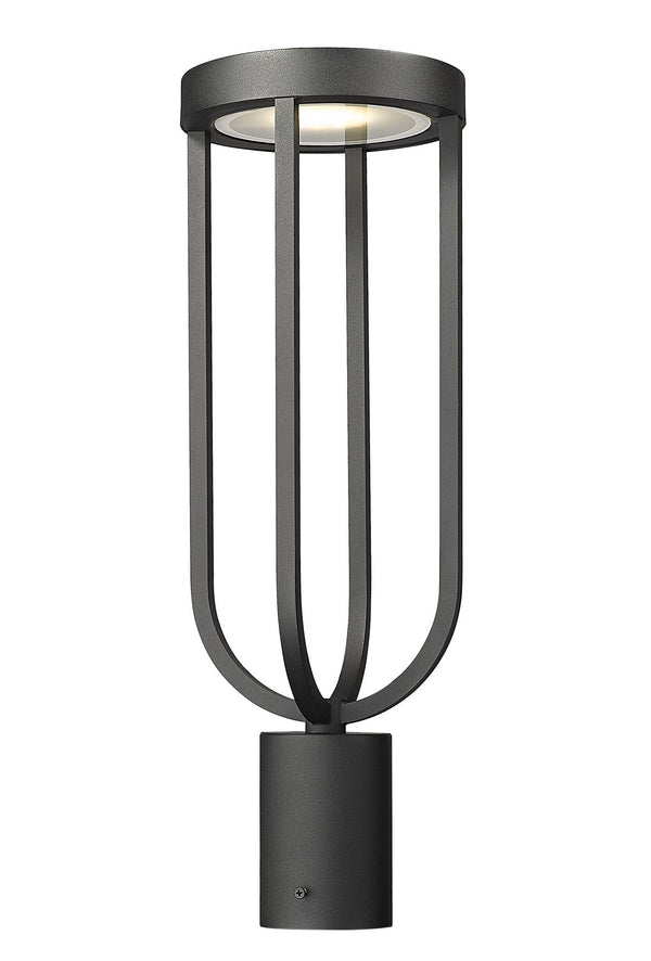 Z-Lite - 5005PHM-BK-LED - LED Outdoor Post Mount - Leland - Sand Black