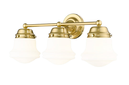 Z-Lite - 735-3V-LG - Three Light Vanity - Vaughn - Luxe Gold