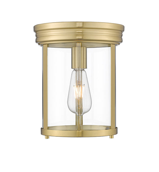 Z-Lite - 742F9-LG - One Light Flush Mount - Thayer - Luxe Gold